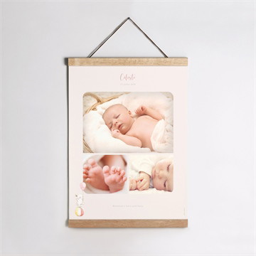 Affiche naissance en equilibre