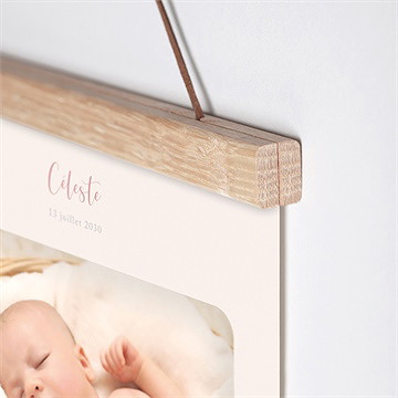 Affiche naissance en equilibre - Détail de l'affiche