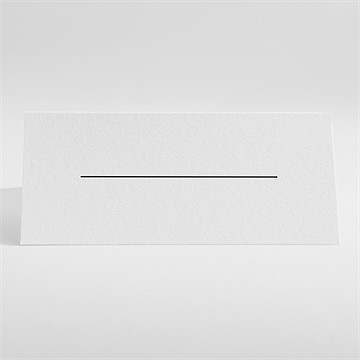 Marque-place mariage epuré - Dos du marque-place