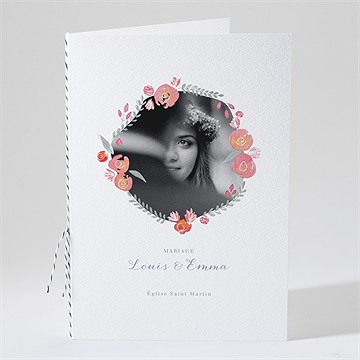 Livret de messe mariage couronnés