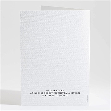 Livret de messe mariage aquarelle bleue - Dos du livret