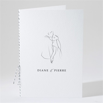 Livret de messe mariage belle esquisse