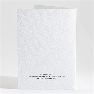 Livret de messe mariage belle esquisse - Dos du livret