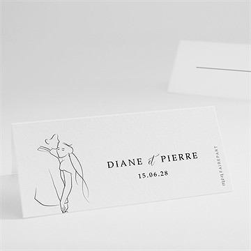 Marque-place mariage belle esquisse