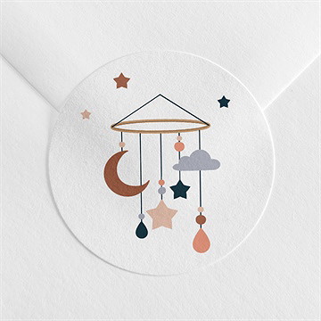 Sticker naissance ma constellation