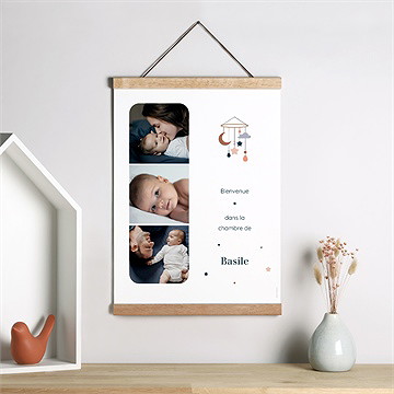 Affiche naissance ma constellation - Mise en situation