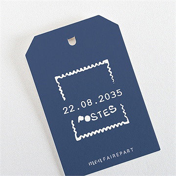 Etiquette mariage notre télégramme - Dos de l'étiquette