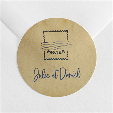 Sticker mariage notre télégramme cocotte