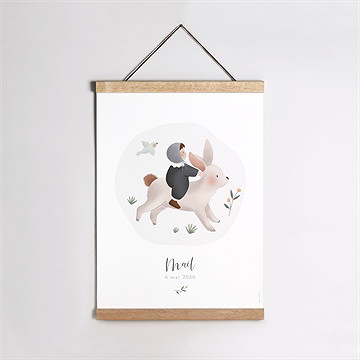 Affiche naissance petite escapade