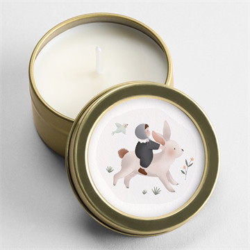 Bougie naissance petite escapade ronde