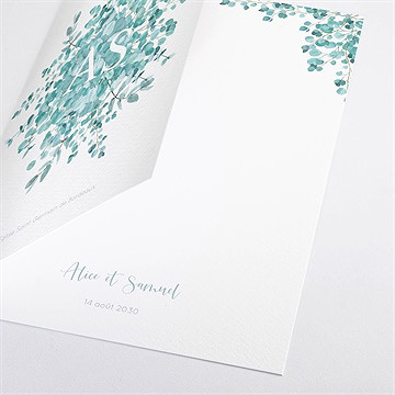 Livret de messe mariage tourbillonnant - Détail du livret