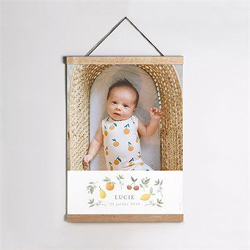 Affiche naissance poésie d'eté