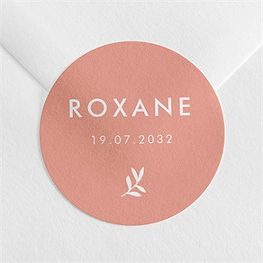 Sticker naissance tout en relief