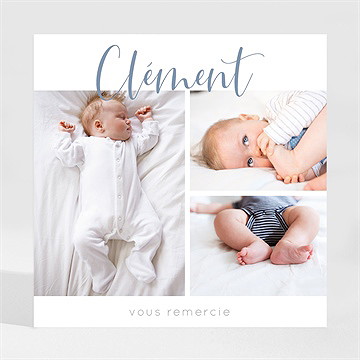 Remerciement naissance jolis petits détails magnet