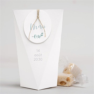 Boîte surprise mariage tourbillonnant