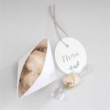 Boîte surprise mariage tourbillonnant - Intérieur de la boîte