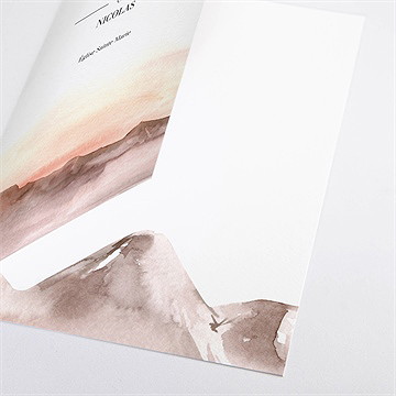 Livret de messe mariage la savane - Détail du livret