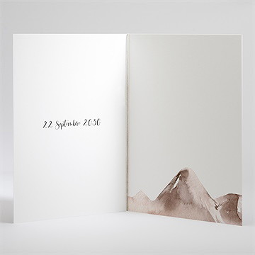 Livret de messe mariage la savane - Intérieur du livret