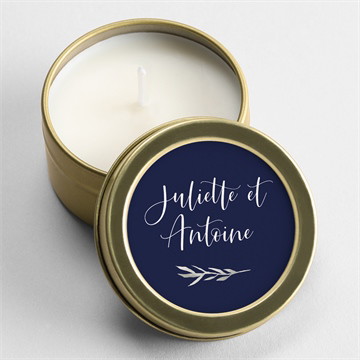 Bougie mariage notre bouquet