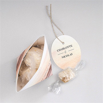 Boîte surprise mariage la savane - Intérieur de la boîte