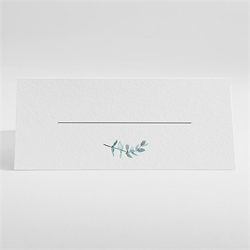 Marque-place mariage tourbillonnant - Dos du marque-place