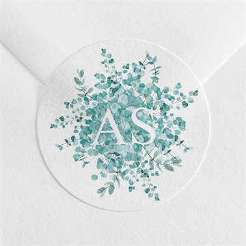 Sticker mariage tourbillonnant