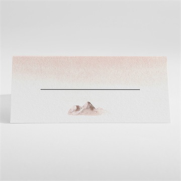 Marque-place mariage la savane - Dos du marque-place