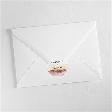 Sticker mariage la savane - Mise en situation