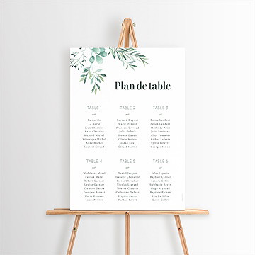 Plan de table mariage let love grow !