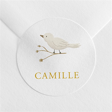 Sticker naissance célébration