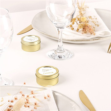 Bougie naissance célébration - Mise en situation