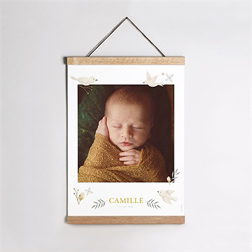 Affiche naissance célébration