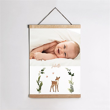 Affiche naissance tendre eveil