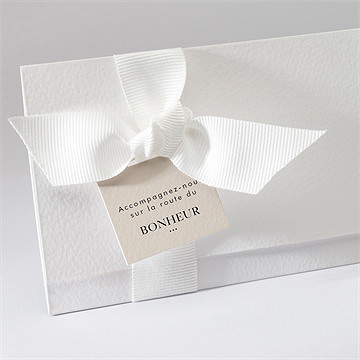 Faire-part mariage vélo au vent ! - Détail du faire-part