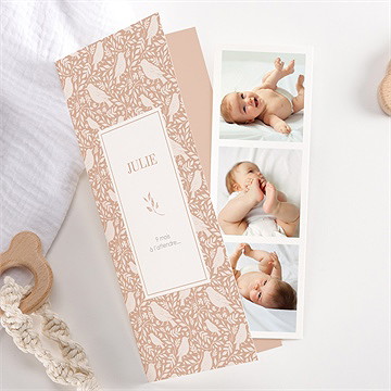 Faire-part naissance espiègle