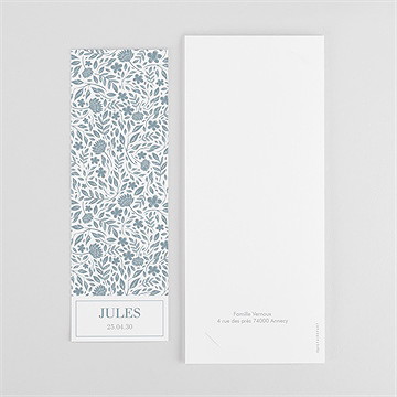 Faire-part naissance adorable - Dos du faire-part