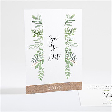 Save the Date mariage balade champetre