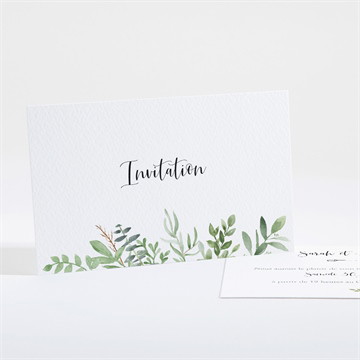 Carton d'invitation mariage balade champetre