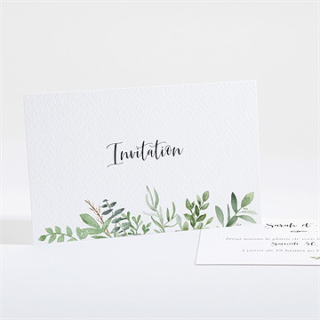 Carton d'invitation mariage balade champetre