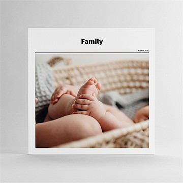 Album photos ma petite family carré