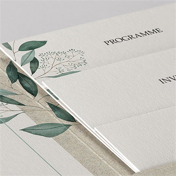 Faire-part mariage intimité - Détail du faire-part