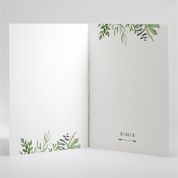 Livret de messe mariage balade champetre - Intérieur du livret