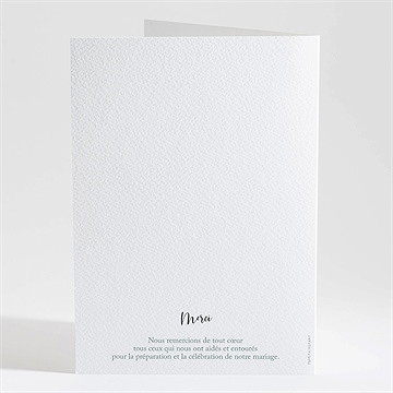 Livret de messe mariage balade champetre - Dos du livret