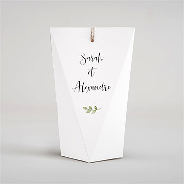 Boîte surprise mariage balade champetre - Dos de la boîte