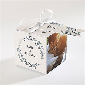 Boîte de dragées mariage bel eclat