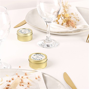 Bougie mariage bel eclat - Mise en situation