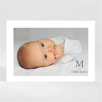 Faire-part naissance le voici magnet