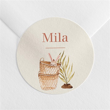 Sticker naissance eclatant