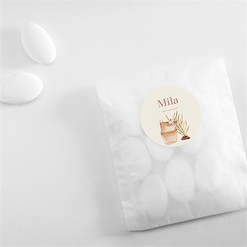 Sticker naissance eclatant - Mise en situation