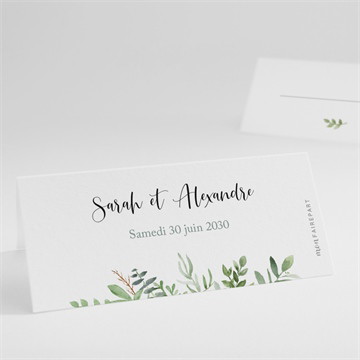 Marque-place mariage balade champetre